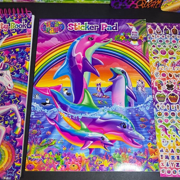 Lisa Frank Tikanni 2020 TriFold Art Case w/ Puzzles, Sticker Pad & Activity Lot - Picture 6 of 11